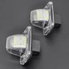 1 Pair LED Number License Plate Light For VW Transporter T4 / Caravelle MK4 / Multivan MK4 Jetta Passat B5 B6 Combi Eurova