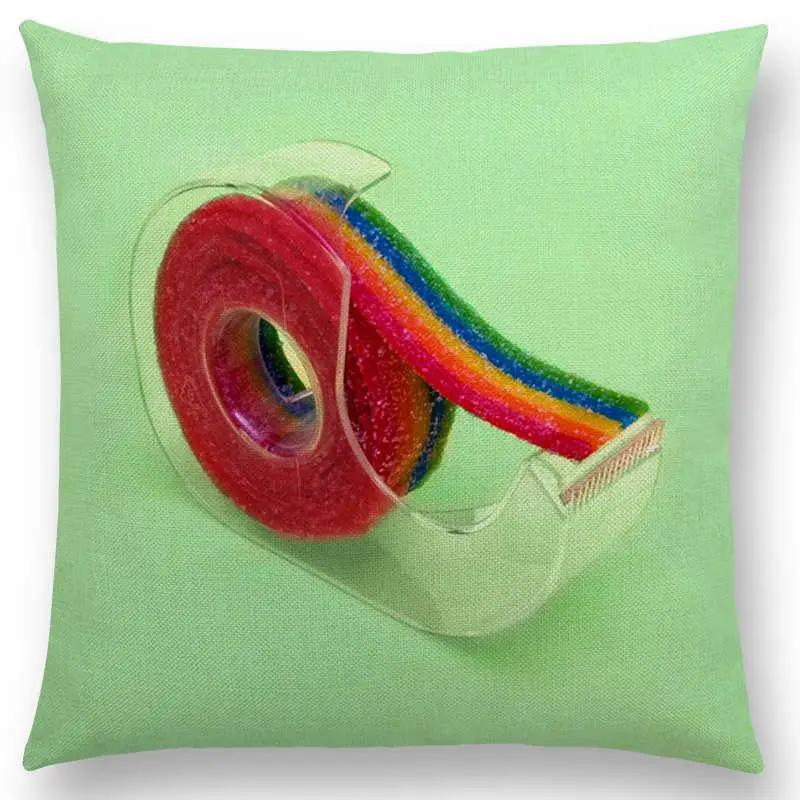 Colorful Fantasy Sexy Color Throw Pillow Cover With Short Plush Print Living Room Sofa Decoration Cushion Cover Pillow Covers