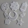 Silicone Crafting Mold Moon and Star Pendant Making Molds Silicone Crafting Supply Eid Theme for Jewelry and Home Decors