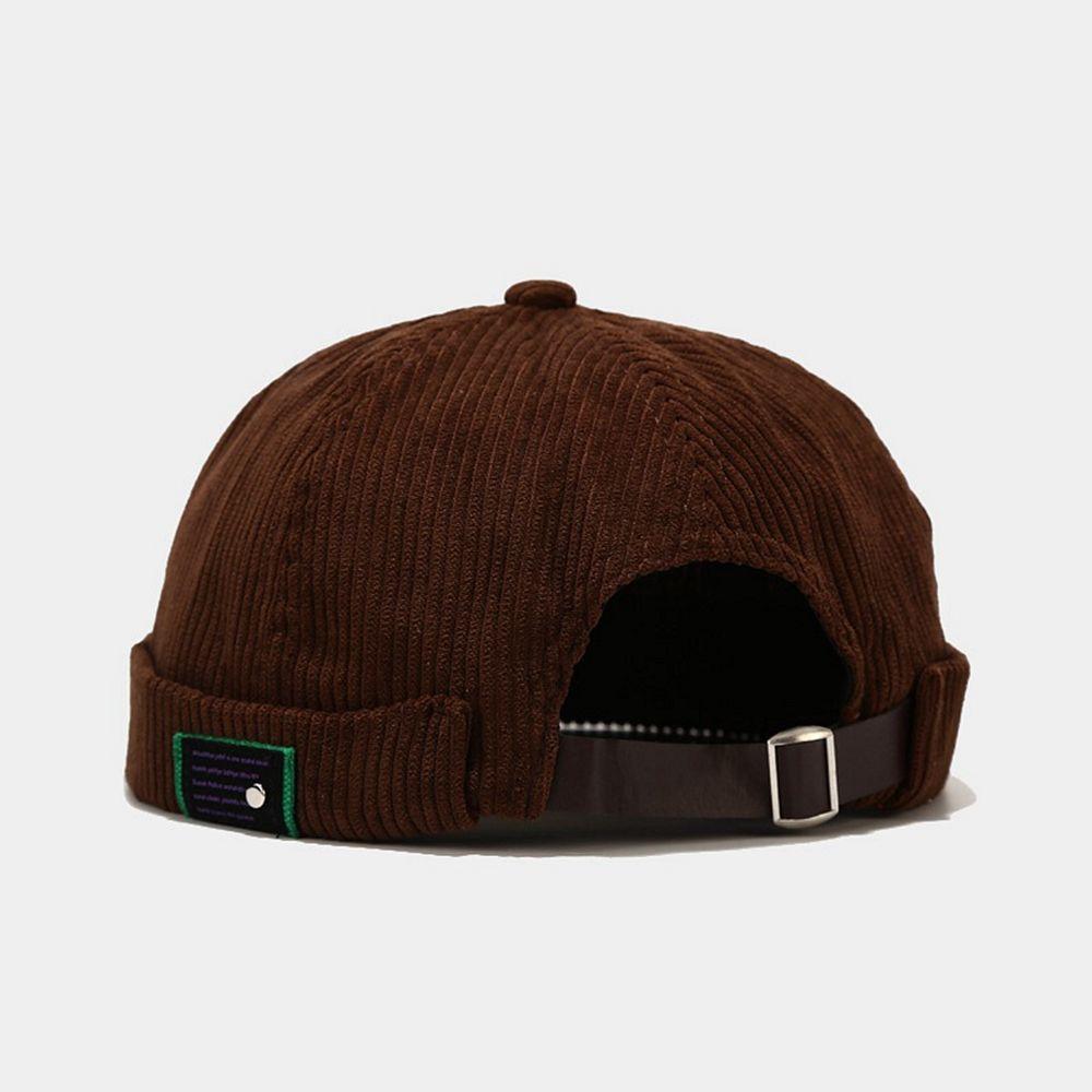 Tag Harajuku Style Corduroy Female Hat Letter Hat Korean Style Caps Men Beanies Watermelon Hat