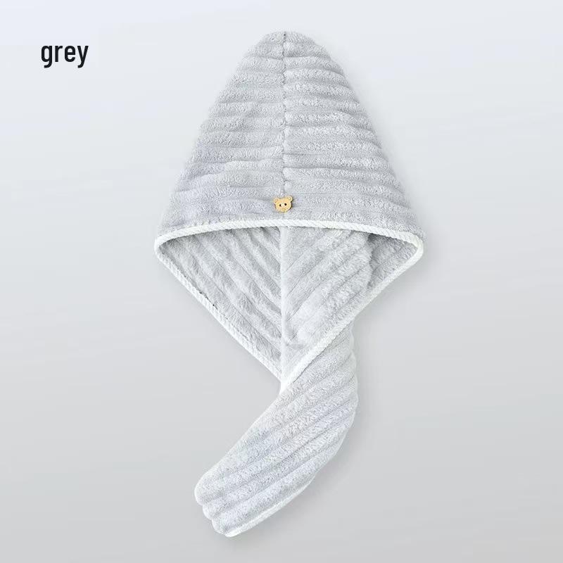 Women's Quick-Dry Super Absorbent Hair Wrap Towel: Thickened Bath Cap for Hair Drying