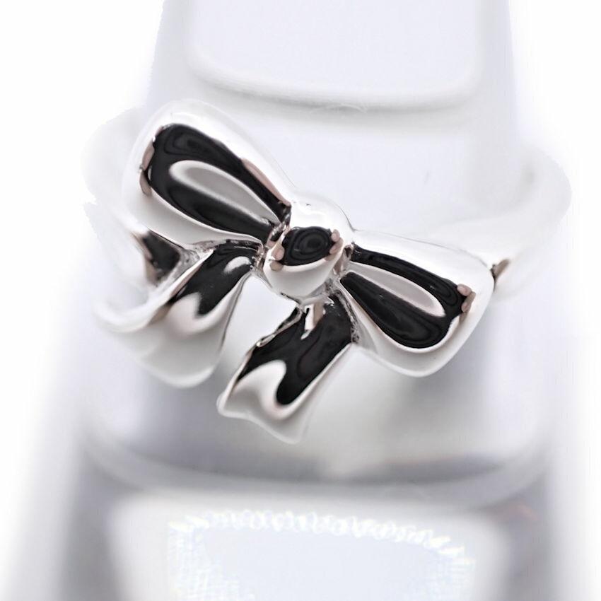 [Used] TIFFANY 925 Ribbon Ring / Size 12 / G538-68