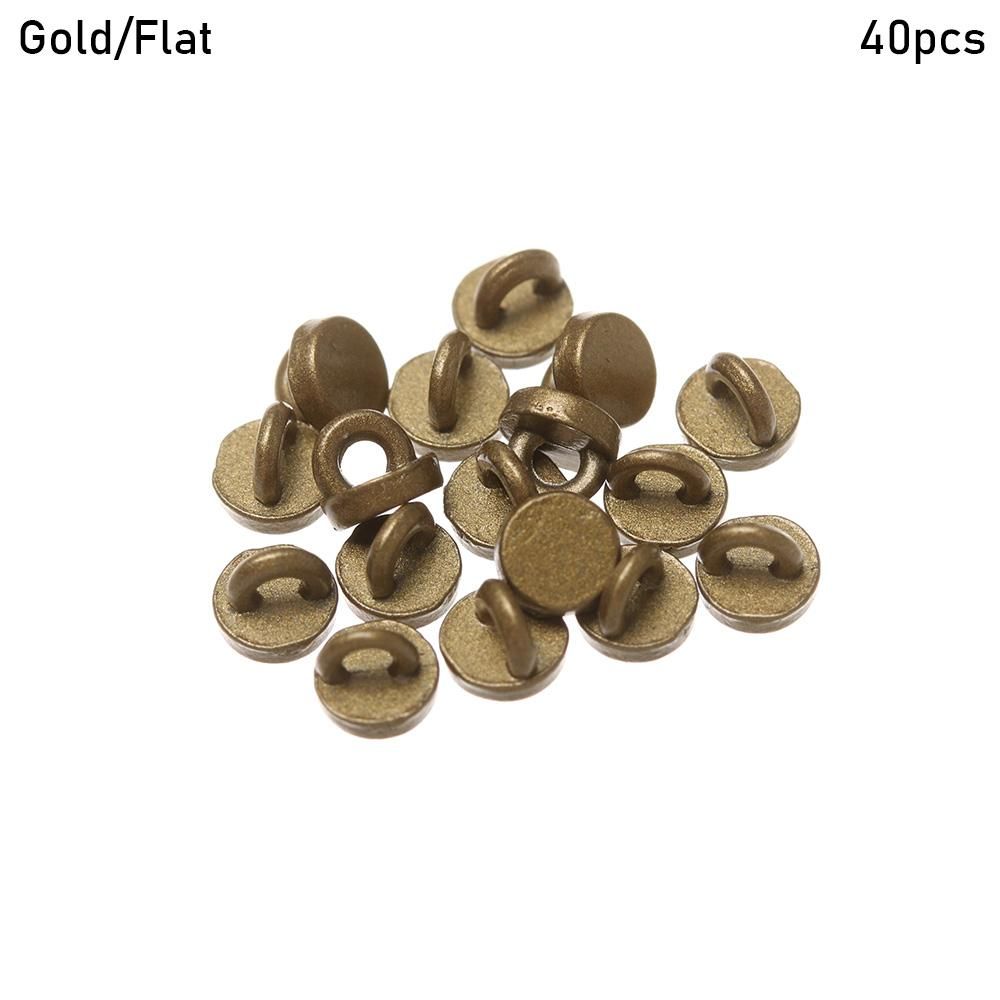 Dekoration Puppenhaus Miniatur Mini Knöpfe Metallschnallen Kleidung Nähschnalle DIY Puppenkleidung