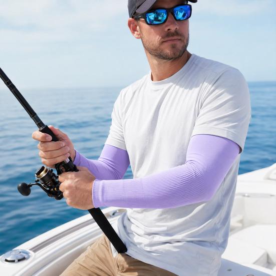 UV Protection Arm Sleeves, Mosquito Repellent Sun Protection Sleeves, Cooling UV Blocking Sleeves for Summer Cycling Hiking Gardening