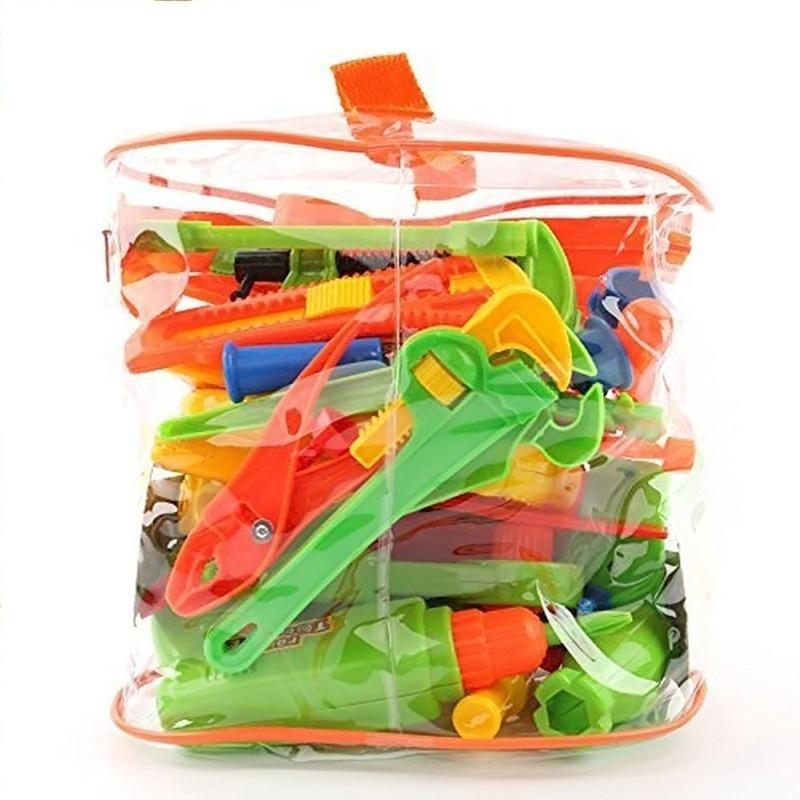 34 Pcs Repair Tools Set Boy Kid Toys Craftsman Pretend Play Fixing Skill