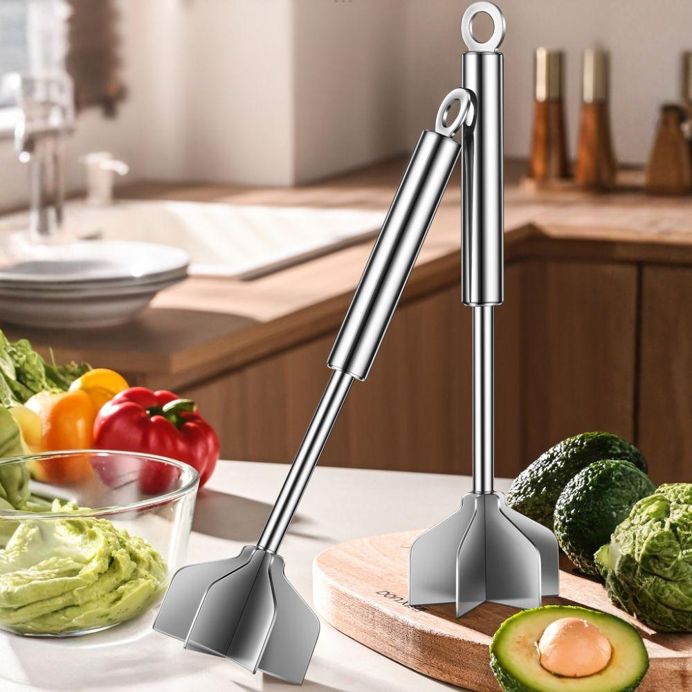 304 Stainless Steel Stainless Steel Meat Chopper Long Handle Meat Shredder Supplementary Food