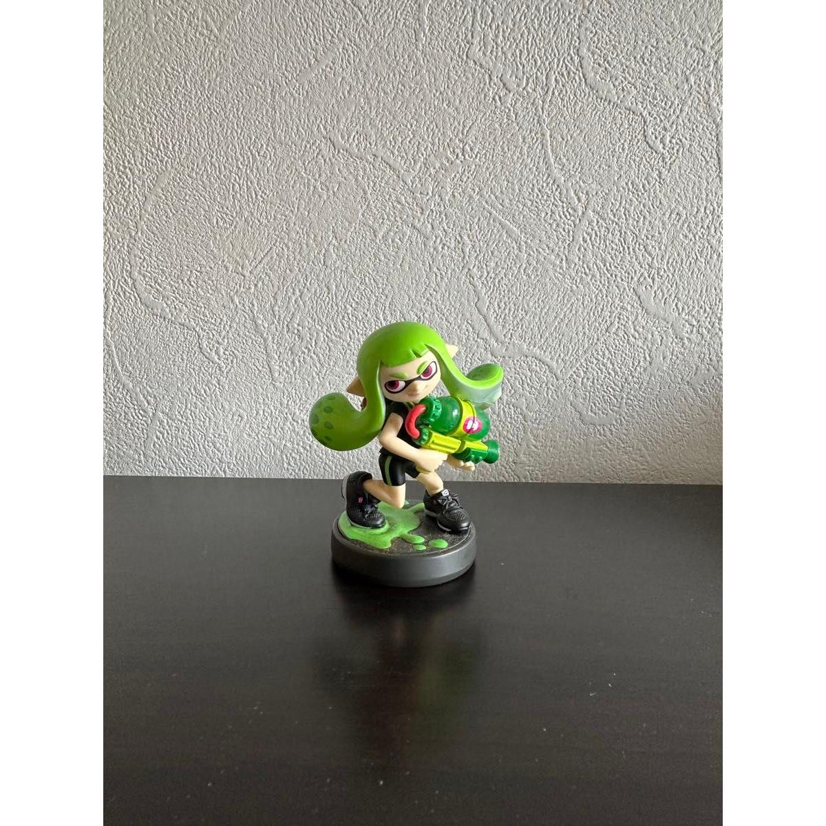 Использованный amiibo Splatoon amiibo girl лаймово-зеленый amiibo Splatoon