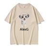 Singer Alex G Tshirt Cute Funny Cat with Headphones Meme Graphic Print Tshirt Summer Unisex Women Fashion Casual Oversized Tshirt
