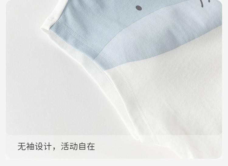 David Bella boys' pure cotton vest summer outfit new baby moisture absorbing quick drying children's sleeveless T-shirt