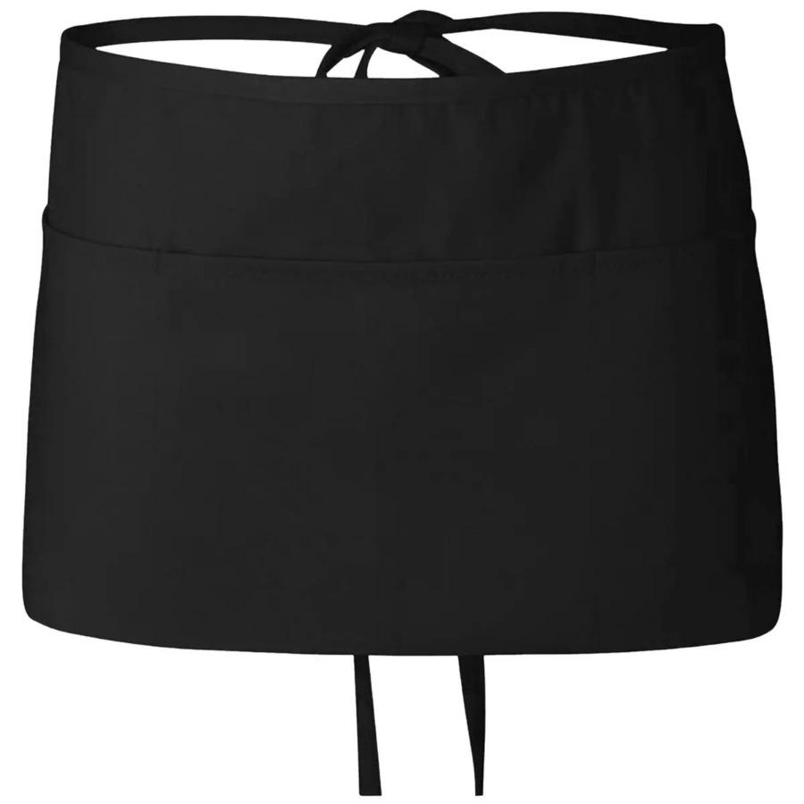 Домашние фартуки Унисекс Короткий фартук до половины талии с карманами Водонепроницаемый полуфартук Униформа официанта для официантки или для выпечки