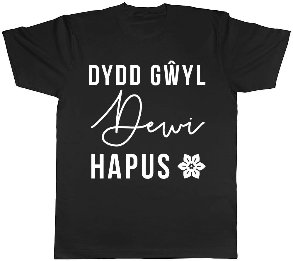 Happy St David s Day in Welsh Mens Womens Ladies T-Shirt Tee XL