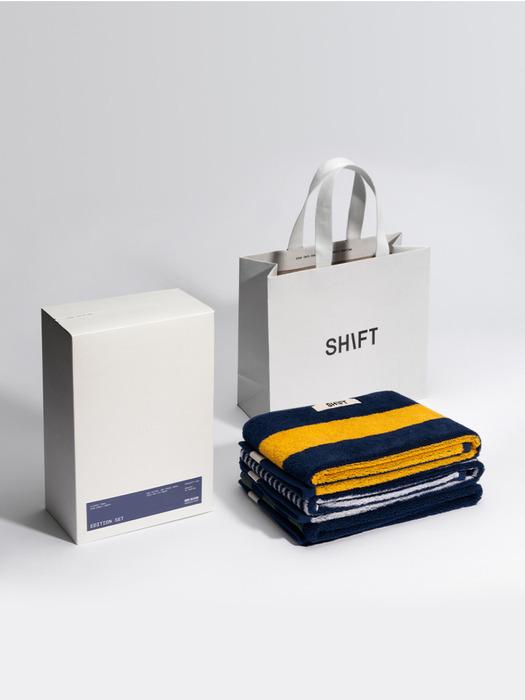 

SHIFT Layered Towel Limited Edition White Navy
