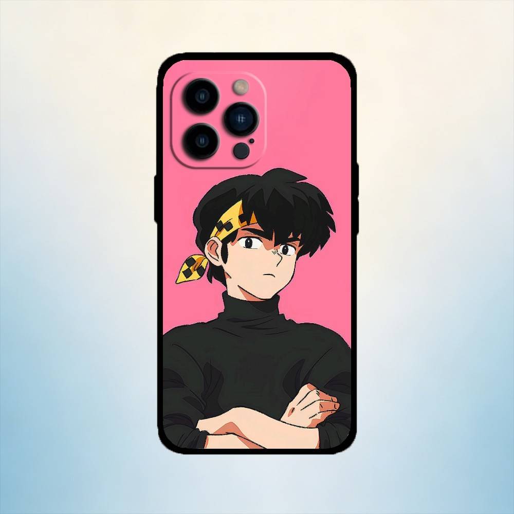 AAA Anime Ranko Phone Case For iPhone 17,16,15,14,13,12,11 Plus,Pro Max,XS,Soft Silicone Black Cover