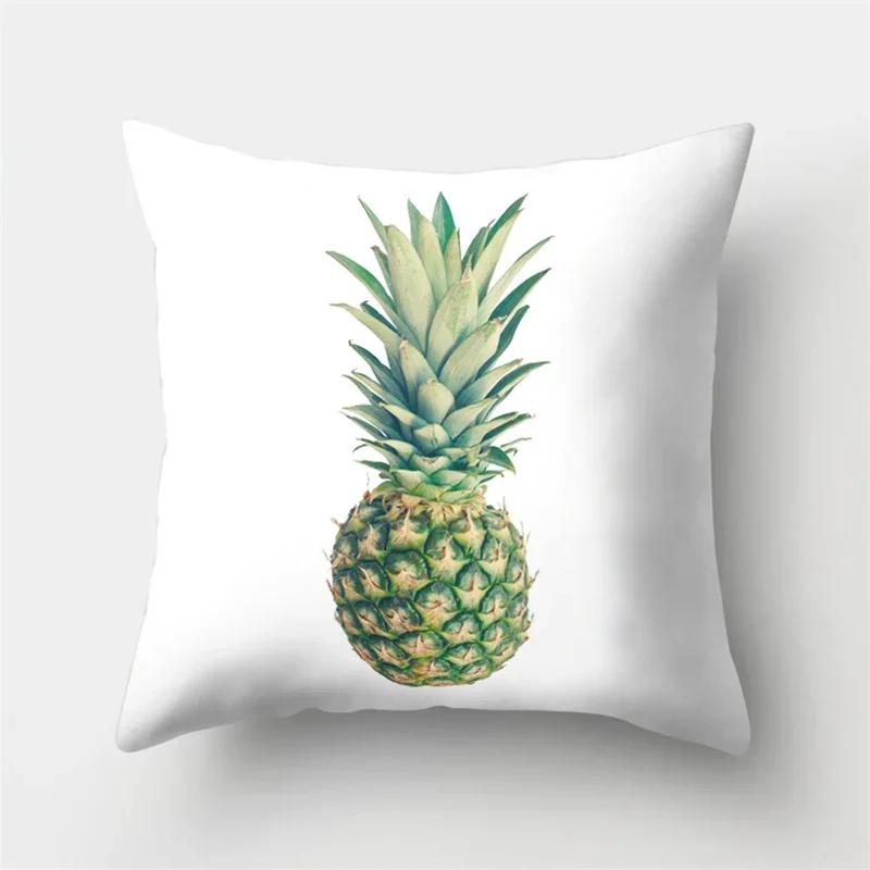 Creative Cartoon Pineapple Fruit Art Bedroom Sofa Car Waist Cushion Pillowcase Home Decoration