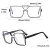 New Oversized Square Eyeglasses Trendy Blue Light Blocking Spectacles Ins Stylish Brand Designer Computer Eyewear