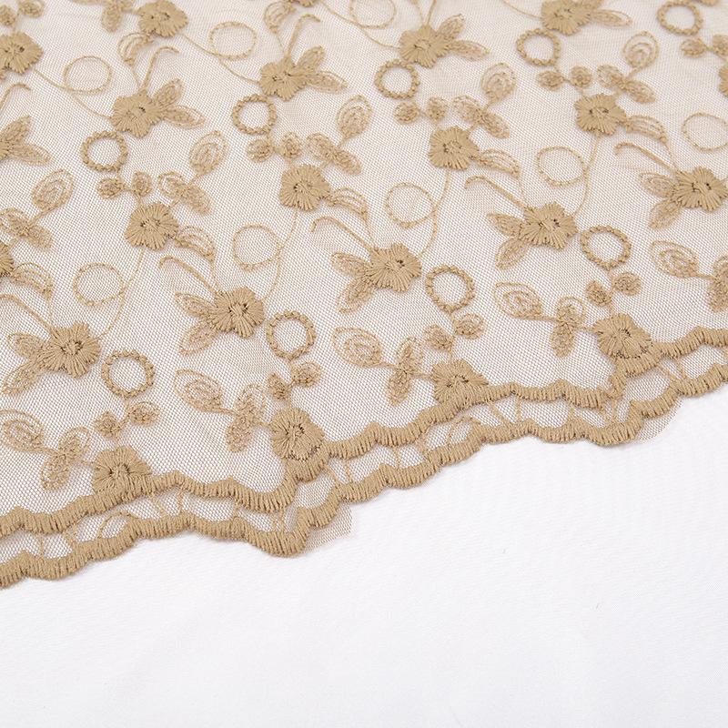 New Spring Style French Lace Triangle Scarf for Women Fashion Versatile Hollow Scarf Solid Color Hair Strap