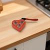 Heart Shape Mechanical Keycap Keychain Creative Stress Relief Toy Bag Pendant Ideal Graduation Gift Choice