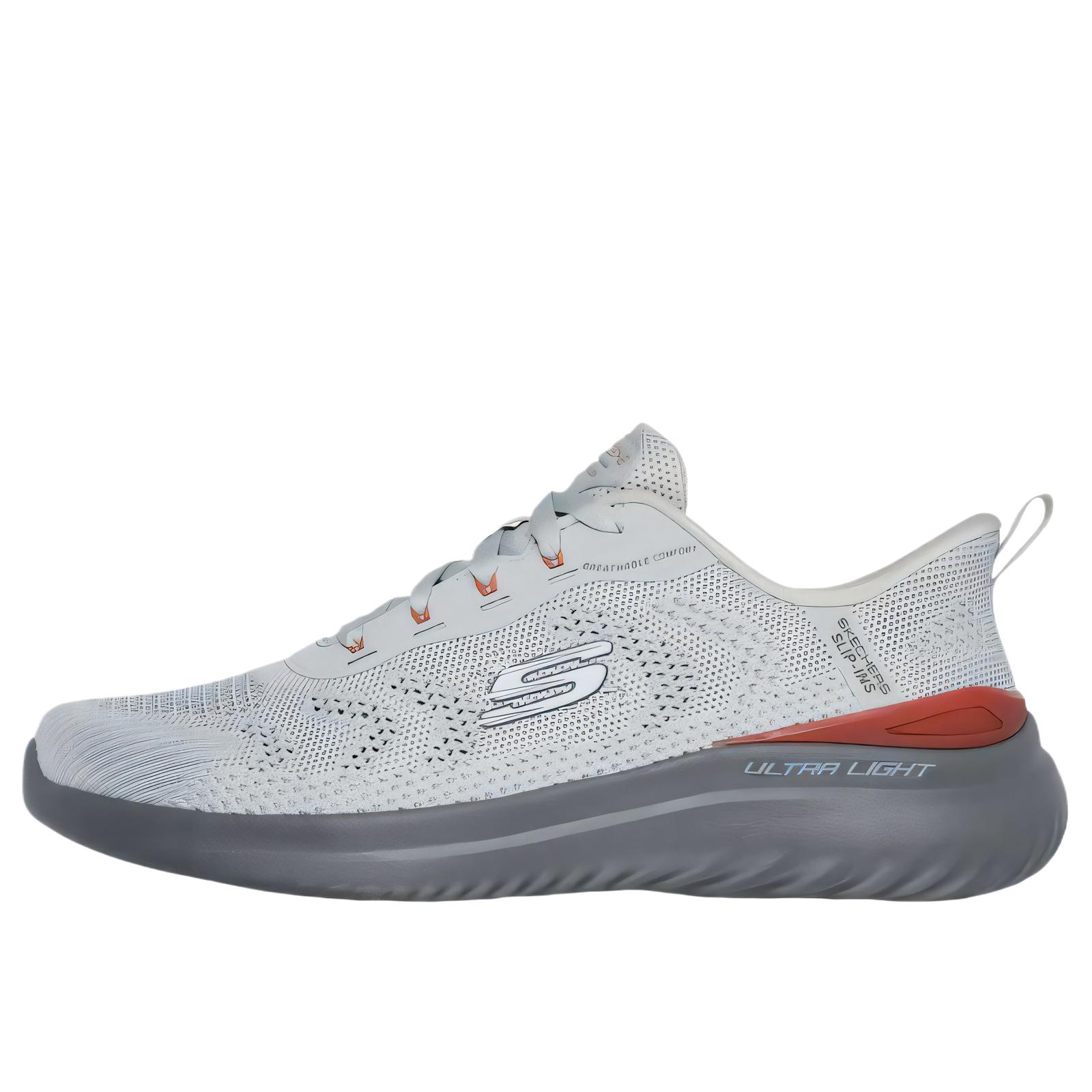 Skechers Bounder 2.0 Comfortable Fashion Versatile Trendy Low-Top Training Shoes Men sneaker Gray 233031-GYRD 43