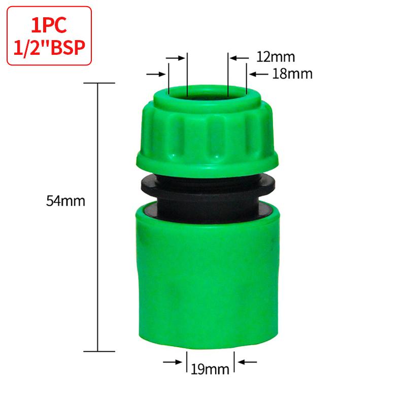 Garden Hose Quick Water Connector For Water Gun Tap 1/2"3/4"3/8" 1 Inch Adapter Irrigation Pipe Joint Fitting Accessories
