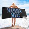 Mamma Mia -serviette de plage en microfibre douce à séchage rapide absorbante serviettes rapides pour le bain