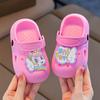 Kinder-Clogs mit weicher Sohle Leichte atmungsaktive Schlupfschuhe mit verstellbarem Fersenriemen Freizeit-Schuhe für Kleinkinder und Kinder Sommer-Schuhe
