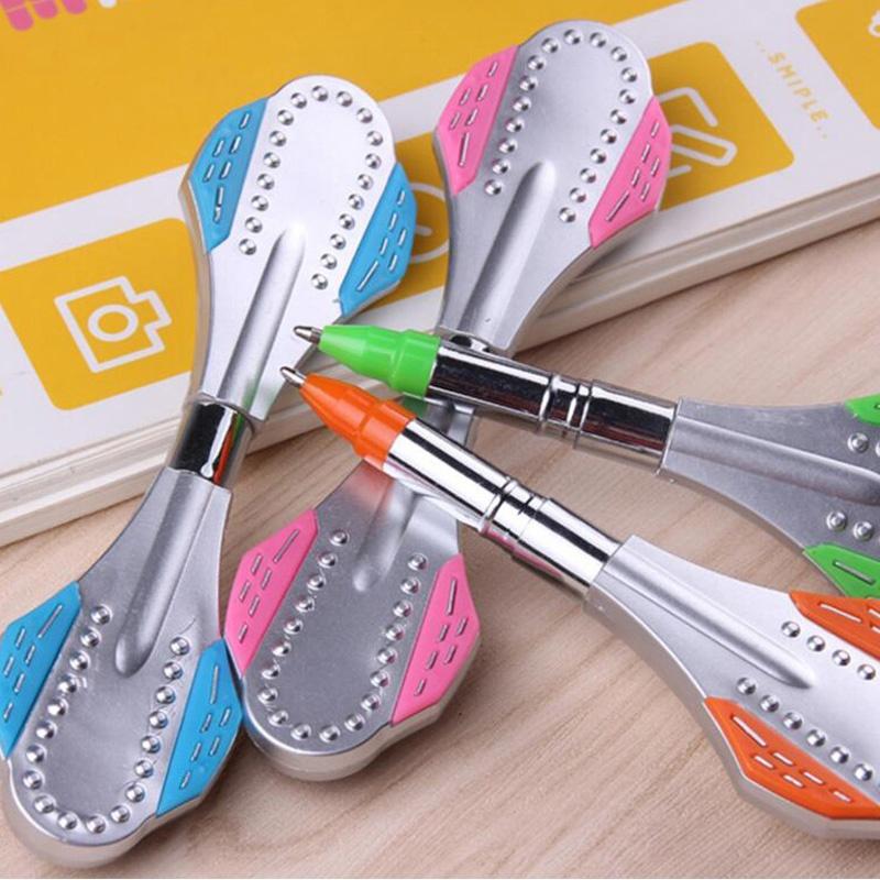 4pcs Creative Novelty Cartoon Scooter Shape Ballpoint Pens Stationery Cute Ball Point Pen Office Sup