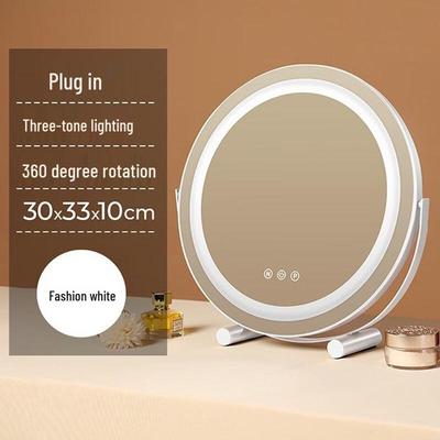 Handun 30cm LED Desktop Makeup Mirror