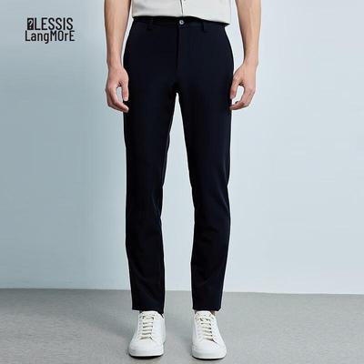 Pantalon Casual Stretch Slim Fit Affaires Commuter pour Homme Lilanz