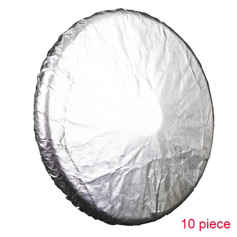 Car Steering Wheel Sun Shade Cover Thick Sunscreen Insulation Accessories Sun Protection Foldable Anti-Uv Silver Coated Cloth