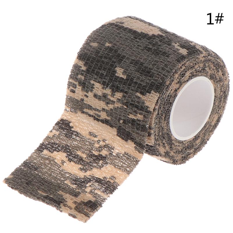 1Pc Outdoor Camouflage Gun Jakt Vanntett Camping Camouflage Usynlig duct Tape