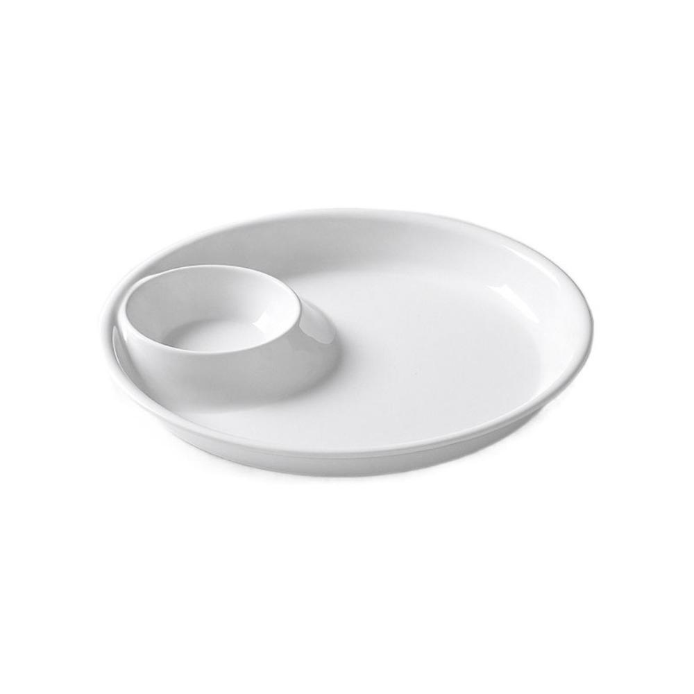 Melamine Appetizer Plates Imitation Porcelain Snack Serving Platter Food Serving Tray  Dessert