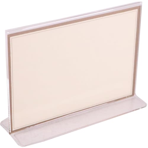 

Eimu T-shaped Clear Menu Stand, Medium, TS-102