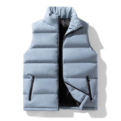 Men's Vest Autumn and Winter Feather Cotton Vest Men's Thermal Vest Men's Vest Fixed Large Size