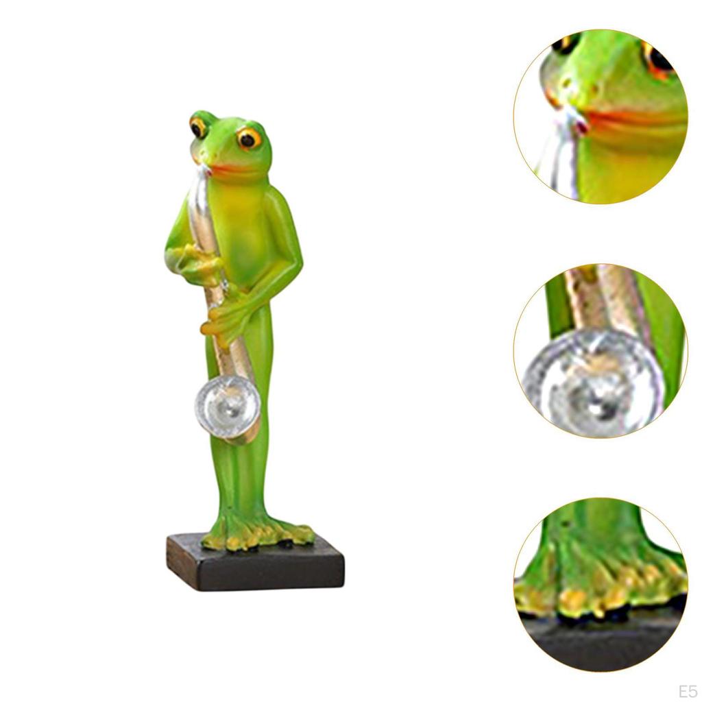 Animal Sculpture Frog Statue Decorative Versatile Gifts Ornament Figurine for Entrance Indoor Table
