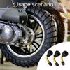 Copper Motorcycle Valves Stem With Bent Design For Vacuum Tires Anti Corrosion Leak Proof Seal Easy Installation TPMS Compatible