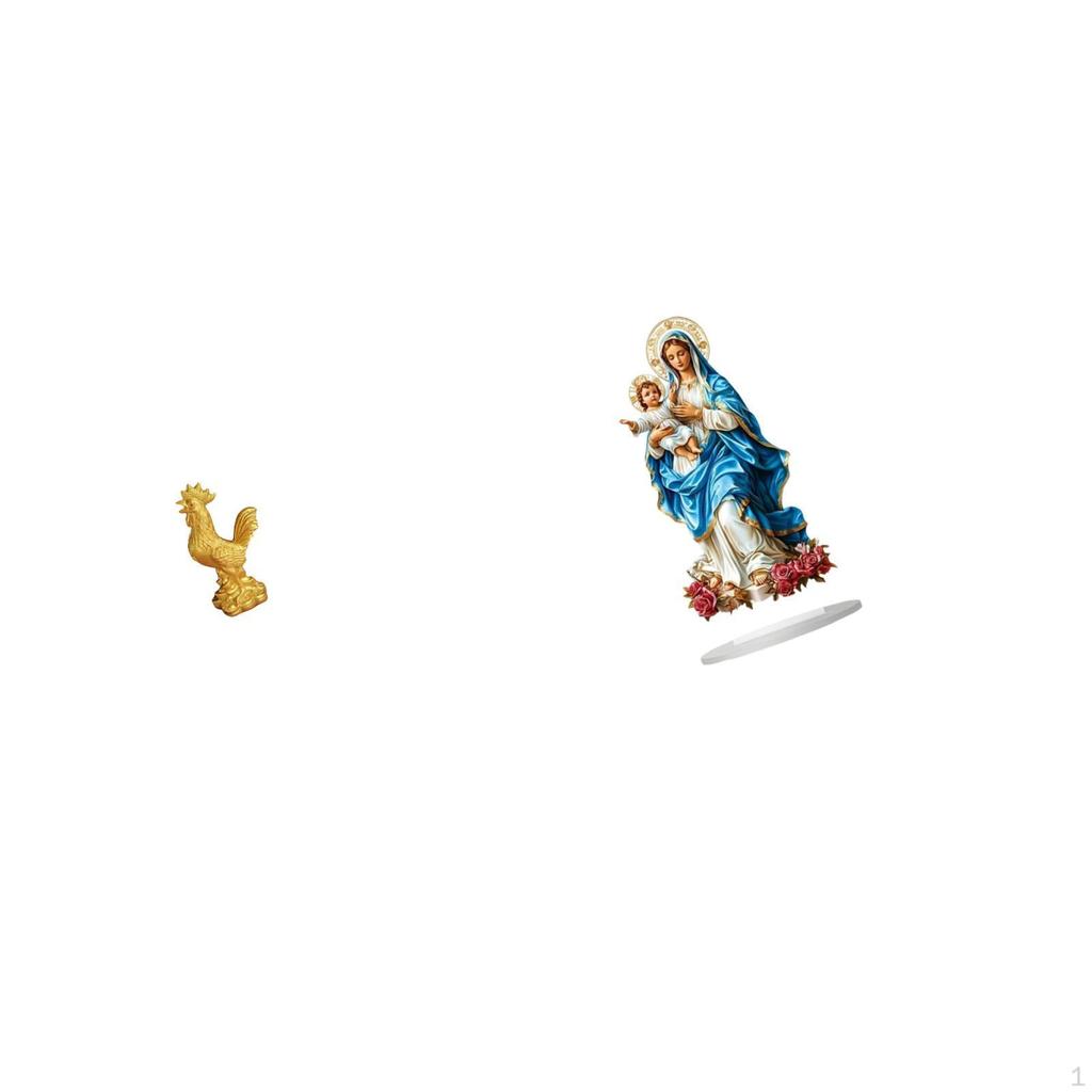 Chicken Figurine Feng Shui Decor Home Decorations Statue Sculpture for Birthday Anniversaries Hotel