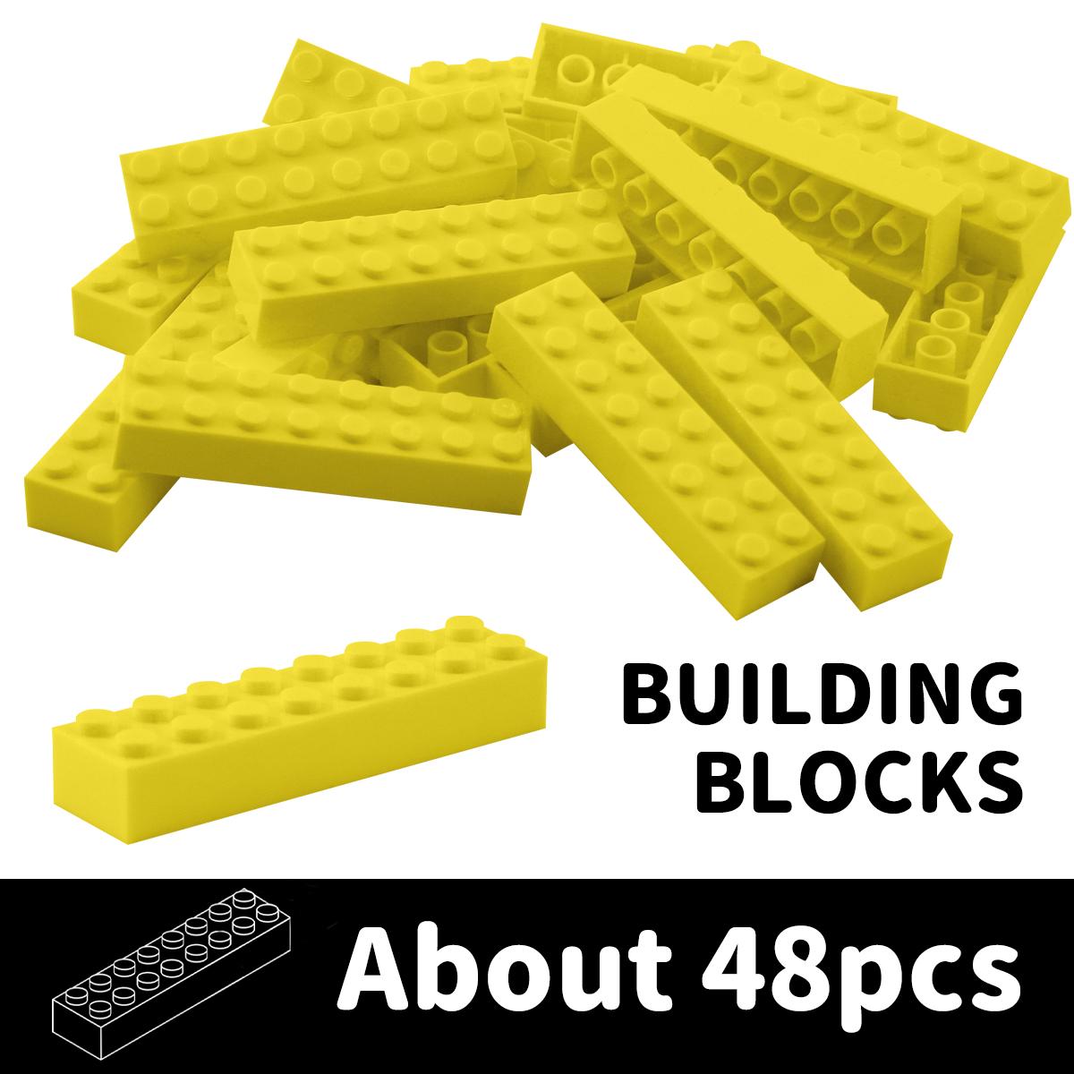 200g 2x8 DlY Building Blocks Thick FiguresBricks Dots Educational Creative SizeCompatible With Plastic Toys forChildren 200g 2x8 high brick