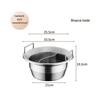 Sule 25cm Edelstahl geteilter Hot Pot