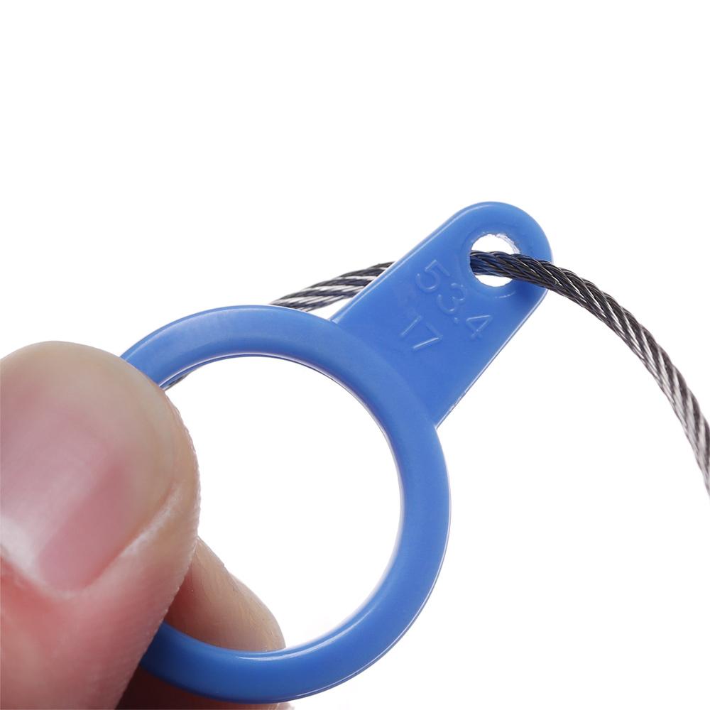 Plastic Generic US/UK Jewelry Size Ring Finger Sizer Gauge Tool Jewelry Measurement Loop Jeweler