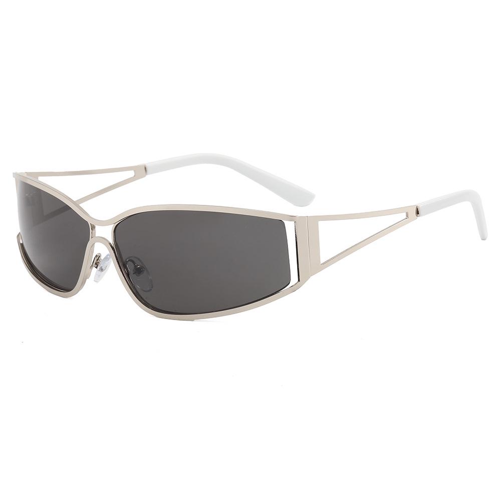Retro Small Face Cut-Out Sunglasses - European & American Street Style Sunshades