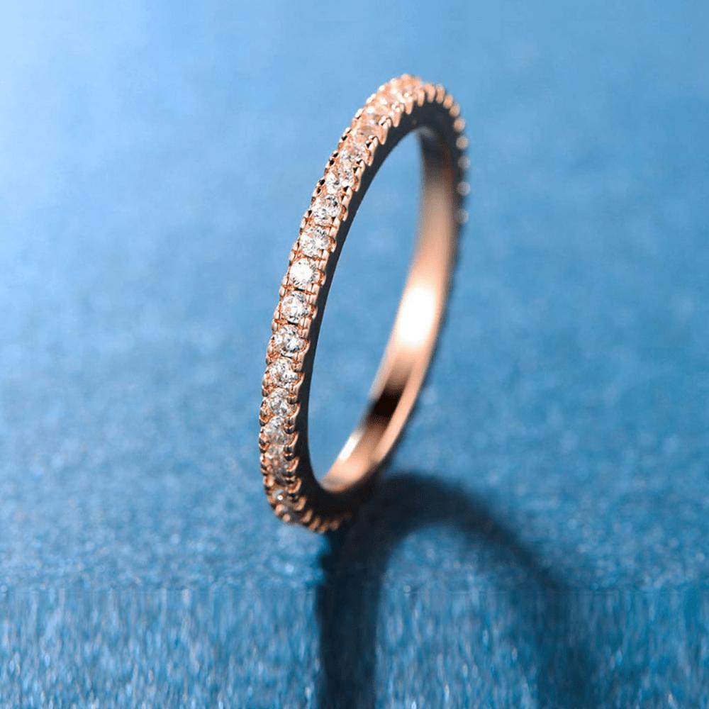 Ring Simple Single-row Index Finger Ring Fashion Versatile Ring European and American Fashion Commuting