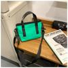 Crossbody bag women's small bag new personalized solid color portable simple shoulder bag trendy casual small square bag