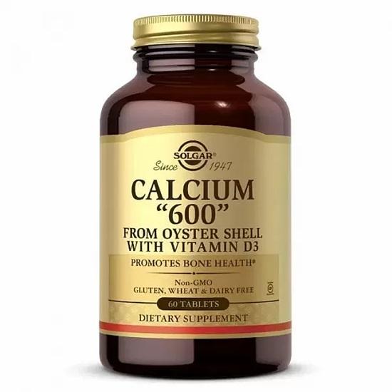 Solgar Calcium „600“, aus Austernschalen mit Vitamin D3