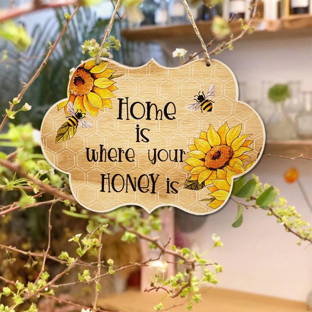 , Wall Hanging Plaque for Spring Housewarming Present Home Room Decoration