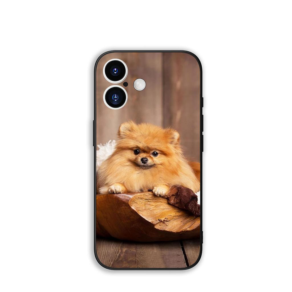 Funda Coque Cover for Apple iPhone 15 14 16 Plus XS 13 11 12 Pro Max XR X 16E ProMax Phone Case Pomeranian Dog