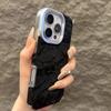 Soft Silicone Leather Snow Mountain Pattern Phone Case For iPhone 16 15 14 13 11 12 Pro Max 16 Plus Shockproof Bumper Cover