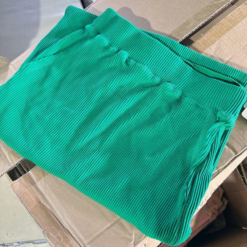 

Orders Exported to Japan Spring New Women Thread Knitted Skirt Stretch Slim fit Slimming Versatile Skirts Long dress Multicolor Green overskirt M