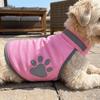 Giacca Visibilità Regolabile per Cuccioli, Abbigliamento Fluorescente Riflettente per Animali Domestici per Passeggiate Notturne