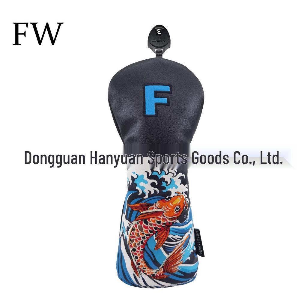 Koi Golf Club Headcover Set - Wood & Putter Covers for Adults