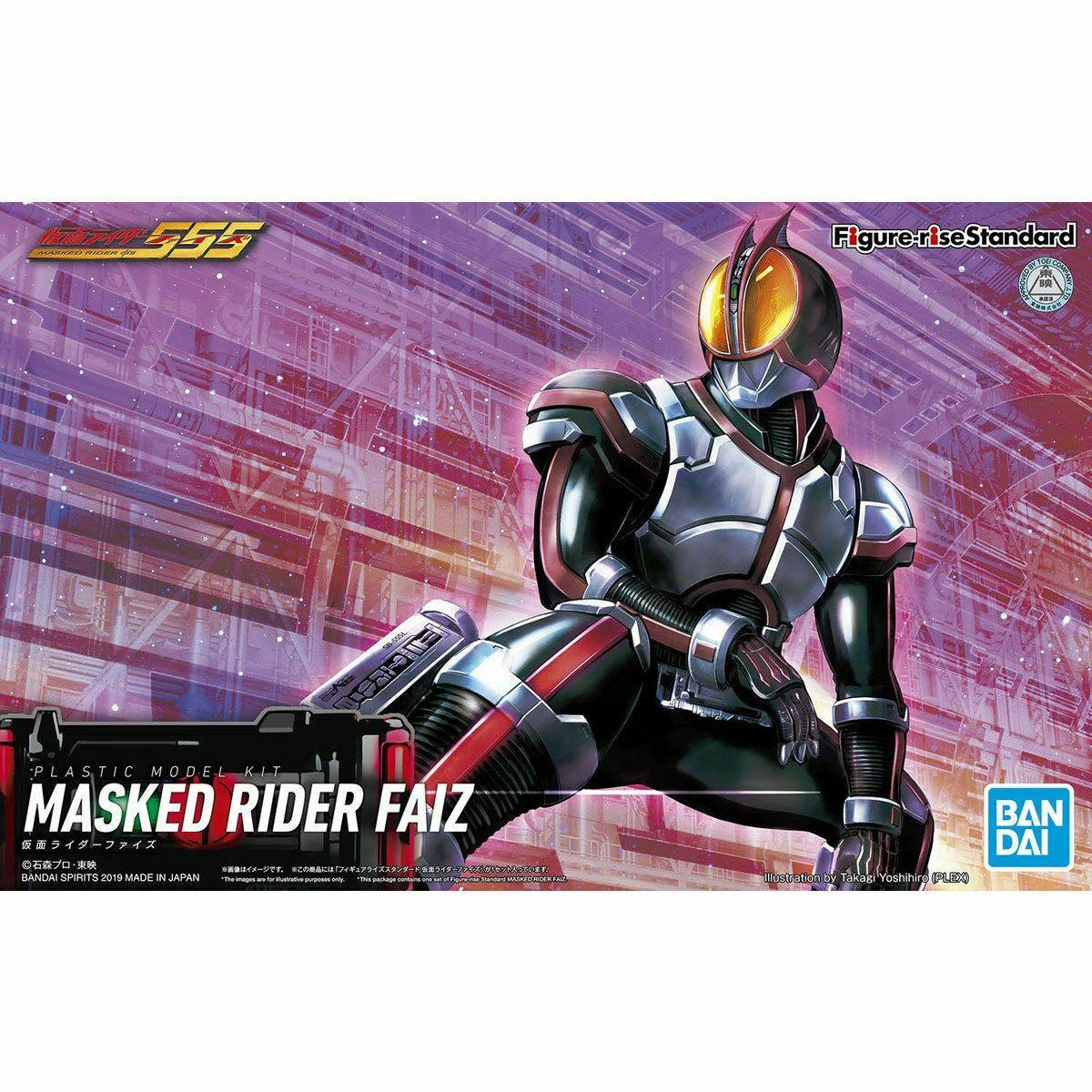 Figure-rise Standard Masked Kamen Rider 555 FAIZ Plastic Model Kit BANDAI NOVITÀ